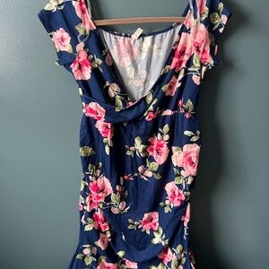 Pink Blush Maternity Dress